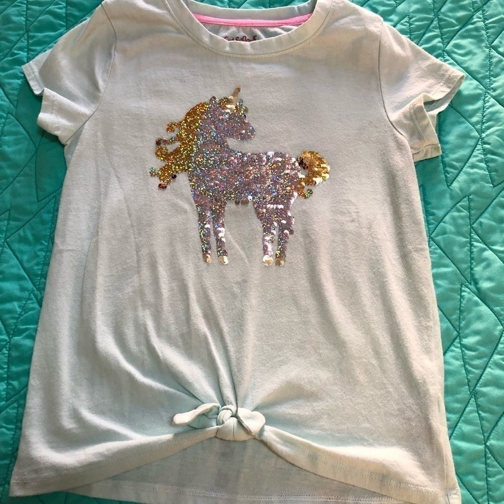 Cat & Jack Girl’s Unicorn Short-sleeve Tops Set - Picture 7 of 15